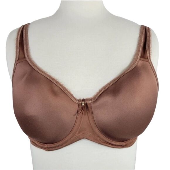 Wacoal- Basic Beauty Underwire Spacer T-shirt Bra in a mocha brown 85329,  40G - Picture 2 of 10